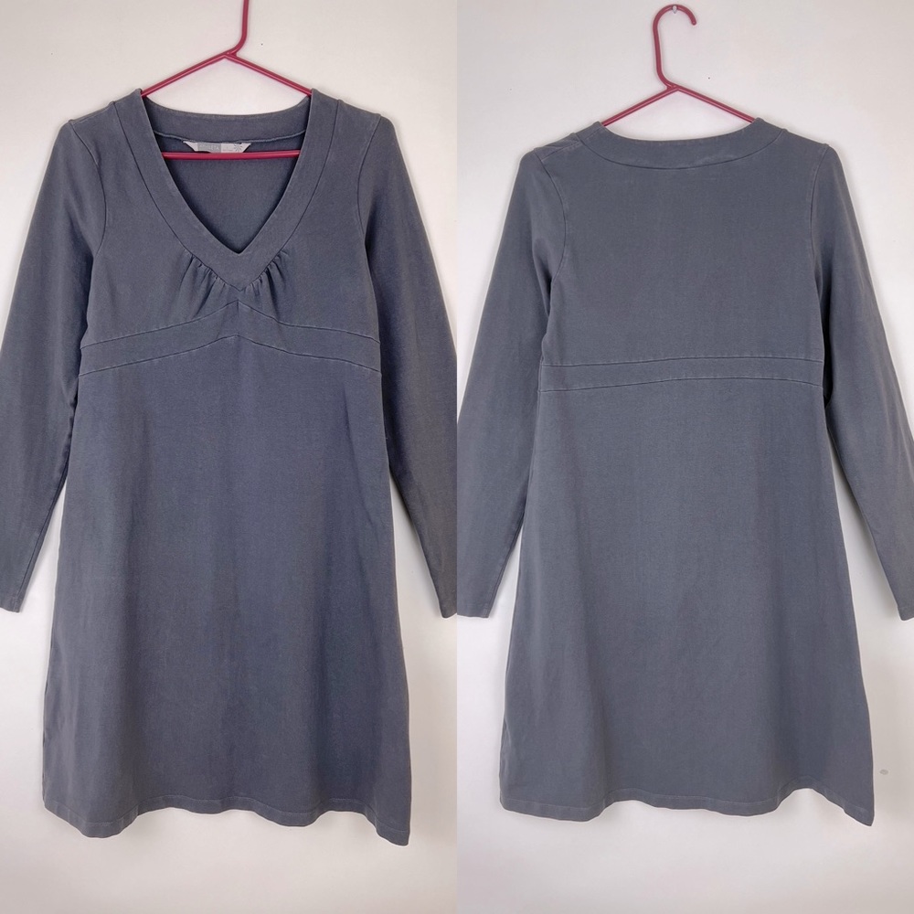 ATHLETA Señorita long sleeve dress gray color L
